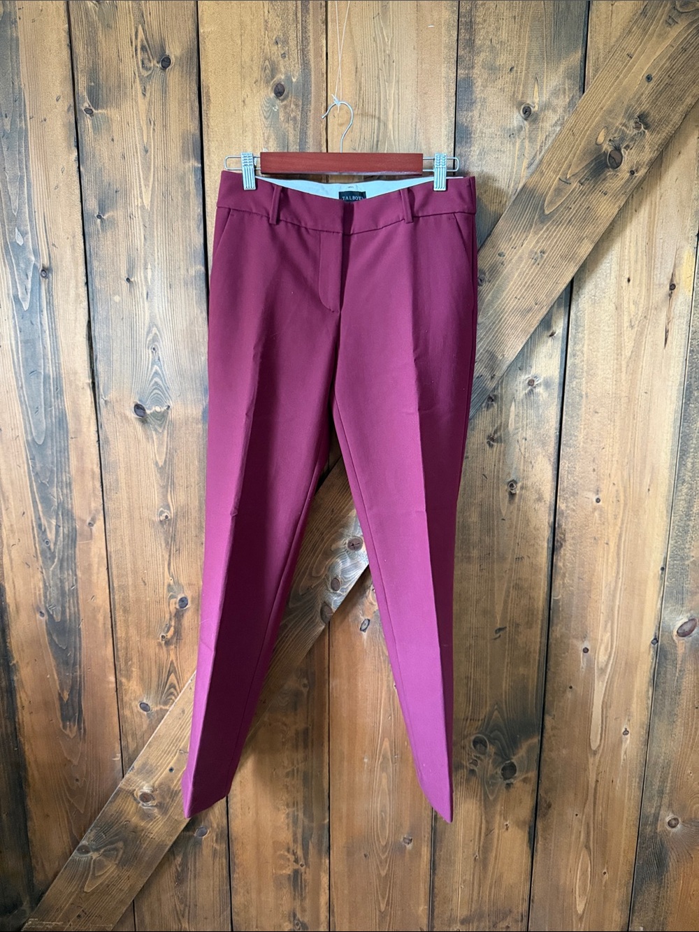 Talbots Maroon Ankle Pants